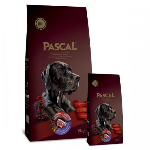 Pascal Kuzu Etli Ve Pirinçli 15 Kg Yetişkin Kuru Köpek Maması