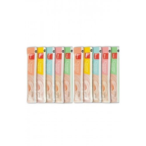 Wanpy Creamy Cat Treat Karışık Krema Sıvı Kedi Ödül Maması 14 gr X 10 Adet