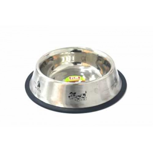 16 Oz. KE-3203MD Figürlü Çelik Mama Kabı