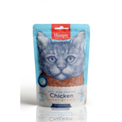 Wanpy Gerçek Tavuk Fileto 80 gr CA-04S-01 Yumuşak Kedi Ödülü