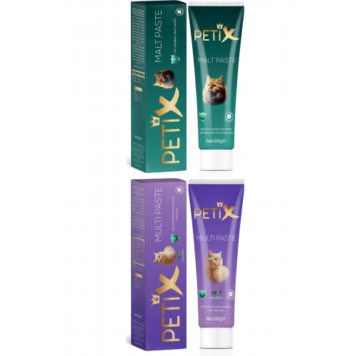 Petix Multivitamin ve Tüy Yumağı Önleyici Kedi Malt Macunu 100 gr