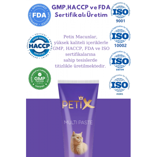 Petix Multivitamin Kedi Macunu ve Tüy Yumağı Önleyici 100 gr
