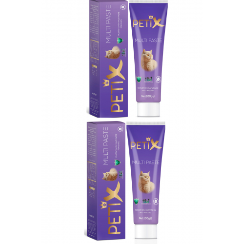 Petix Multivitamin Kedi Macunu ve Tüy Yumağı Önleyici 100 gr 2' li
