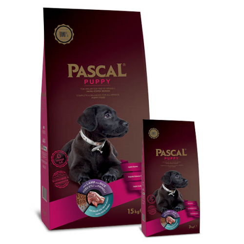 Pascal Kuzu Etli & Pirinçli Yavru Köpek Maması 15 Kg