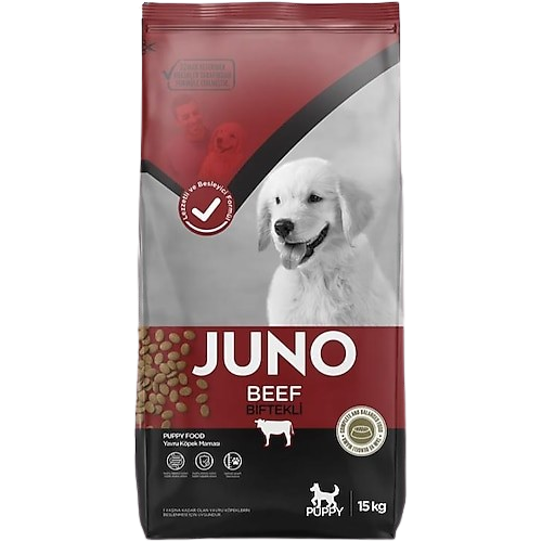 Juno Biftekli Yavru Köpek Maması 15 KG