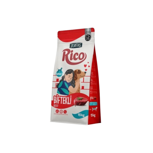 Rico Biftekli Yetişkin Köpek Maması 15 Kg
