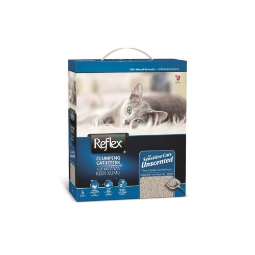 Reflex Sensitive Kokusuz Kedi Kumu 6 Lt