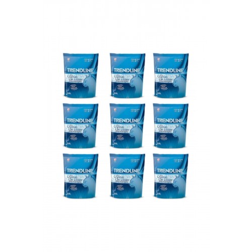 Trendline Kristal Silika Kedi Kumu - 3.6 lt x 9 Adet