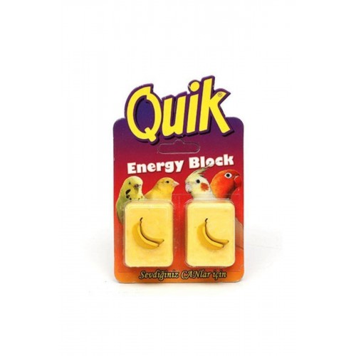 Quik Gaga Taşı Enerji Bloğu Muzlu 2'li (TEK PAKET)